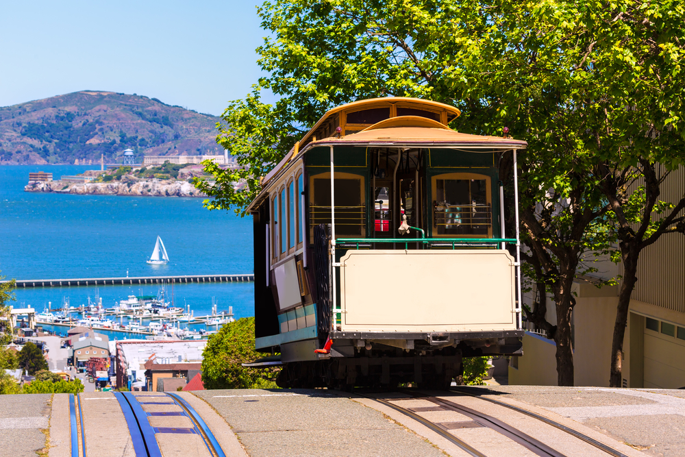 Things to See and Do with Kids in San Francisco - take a ride on the world famous trolley cars. 