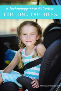 8 technology-free activities to keep kids entertained on long car rides. #roadtrip #familytravel